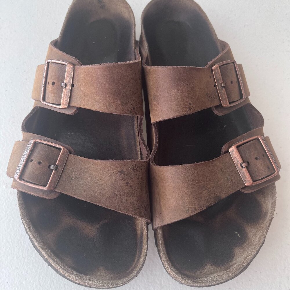Birkenstock Arizona Soft footbed Size 42 - Oiled Leather Habana